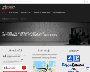 Mechanika Service S j  Wózki Widłowe Adam Chmielowiec iamp; Tomasz Goc_Array