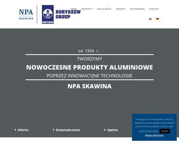 Nowoczesne Produkty Aluminiowe SKAWINA Sp  z o o_Array