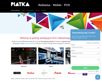 Studio Reklamy PIĄTKA (producent reklam i materiałów POS z drewna_Array