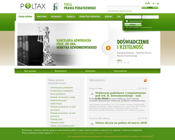 Prof  dr hab  Henryk Dzwonkowski  Kancelaria adwokacka  Doradztwo podatkowe_Array