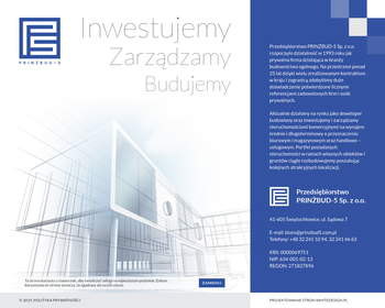 Przedsiębiorstwo PRINśBUD 5 Sp  z o o_Array