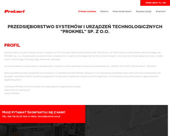 Przedsiębiorstwo Systemów i Urządzeń Technologicznych PROKMEL Sp_Array