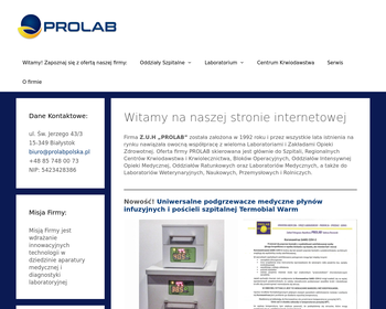 Zakład Usługowo-Handlowy PROLAB_Array