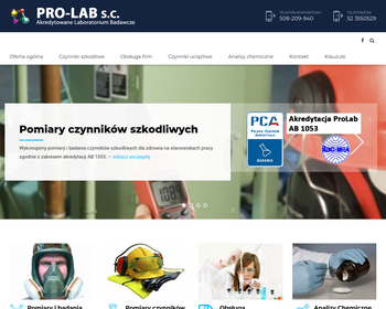 PRO-LAB s c  Usługi Chemiczno-Środowiskowe Laboratorium Badawcze Akredytowane_Array