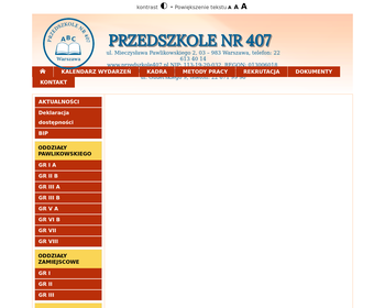 Przedszkole Publiczne nr 407_Array