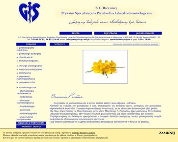 Prywatna Specjalistyczna Przychodnia Lekarsko-Stomatologiczna Haliny i Mariusza Raczyńskich_Array