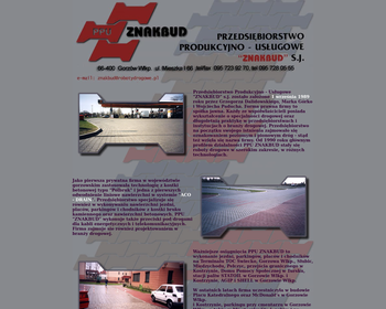 Przedsiębiorstwo Produkcyjno-Usługowe ZNAKBUD S j_Array