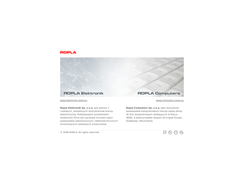 ROPLA ELEKTRONIK Sp  z o o_Array
