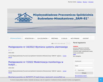 Międzyzakładowa pracownicza spółdzielnia budowlano - mieszkaniowa Sam 81_Array