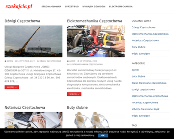 Sprzęt-Bud  ZPUH  Gospodarka odpadami  Kamienie ogrodowe  Sosnowicz K_Array