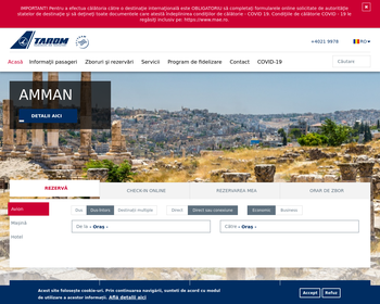 TAROM ROMANIA AIR TRANSPORT Przedstawicielstwo w Polsce_Array