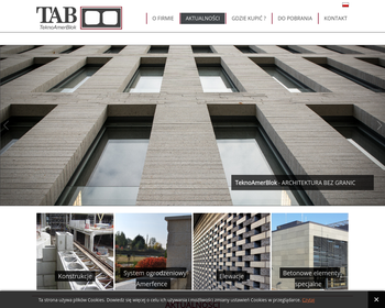 TeknoAmerBlok Sp  z o o  Producent materiałów budowlanych_Array