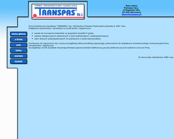 Firma Produkcyjno-Handlowa TRANSPAS W  Flaszka_Array
