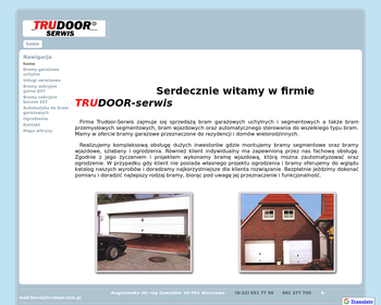 Przedsiębiorstwo Prywatne TRUDOOR-SERWIS mgr inż  Krzysztof Trukawka - Zakład Produkcyjny i Ekspozyc_Array