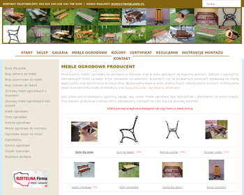 Ławki parkowe oraz meble ogrodowe od polskiego producenta_Array