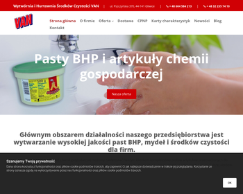 Wytwórnia i Hurtownia Środków Czystości VAN_Array