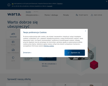 Towarzystwo Ubezpieczeń i Reasekuracji WARTA S A  Przedstawicielstwo_Array
