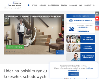 Witold Pawlikowski Windy Schodowe - krzesełka i platformy schodowe nowe i używane dla osób starszych i niepełnosprawnych_Array