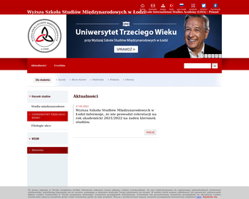 Wyższa Szkoła Studiów Międzynarodowych_Array