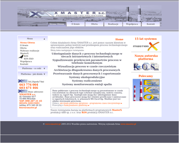 Xmaster s c  Wizualizacja i raportowanie procesów energetycznych  Gogałowie G J_Array