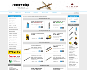 Kołki rozporowe & narzędzia STANLEY - ZAMOCOWANIA PL - 3000 pozycji on-line_Array