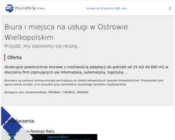 P S A  Zapis Sp  z o o  Centrum Teleinformatyczne  Centrum Autochłodnicze_Array