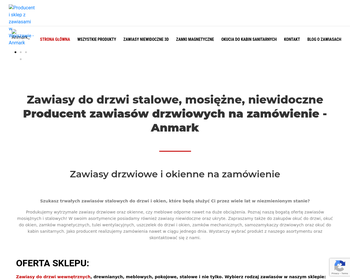 ANMARK Zawiasy wyższej klasy  Zawiasy mosiężne_Array